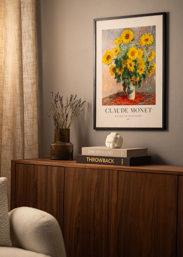 BGA Frame Modern Acrylic Glass Black 70x100 cm