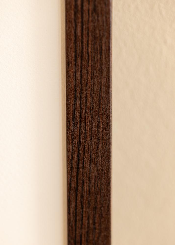 BGA Frame Deco Acrylic Glass Walnut 60x60 cm