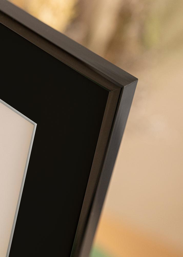 Ram med passepartou Frame New Lifestyle Black 30x30 cm - Picture Mount Black 8x8 inches