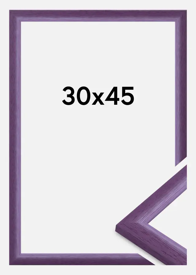 Jämtlands Ramfabrik Frame Cornwall Acrylic Glass Purple 30x45 cm