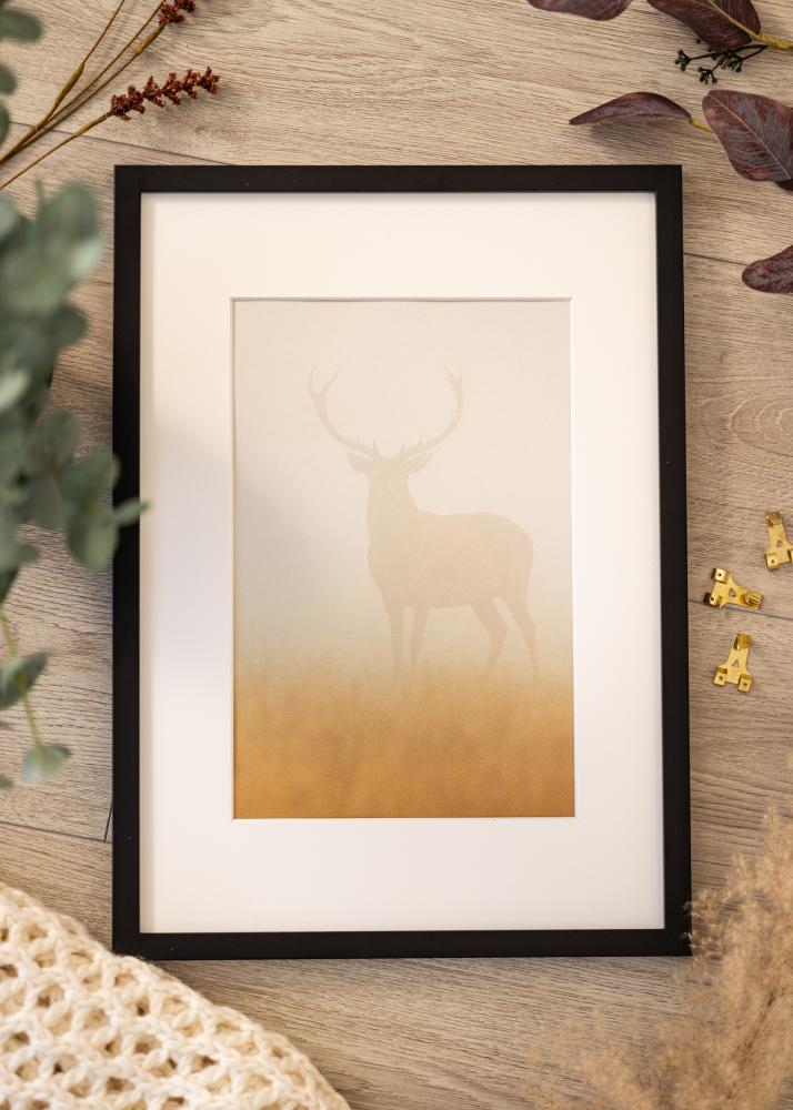 BGA Frame Modern Acrylic Glass Black 70x100 cm