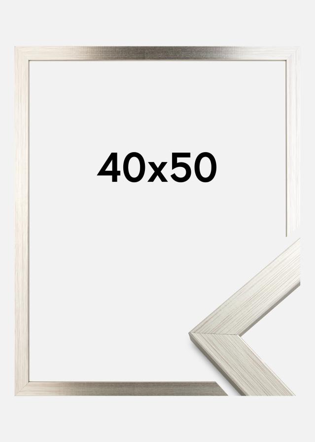 Galleri 1 Frame Silver Wood Acrylic glass 40x50 cm