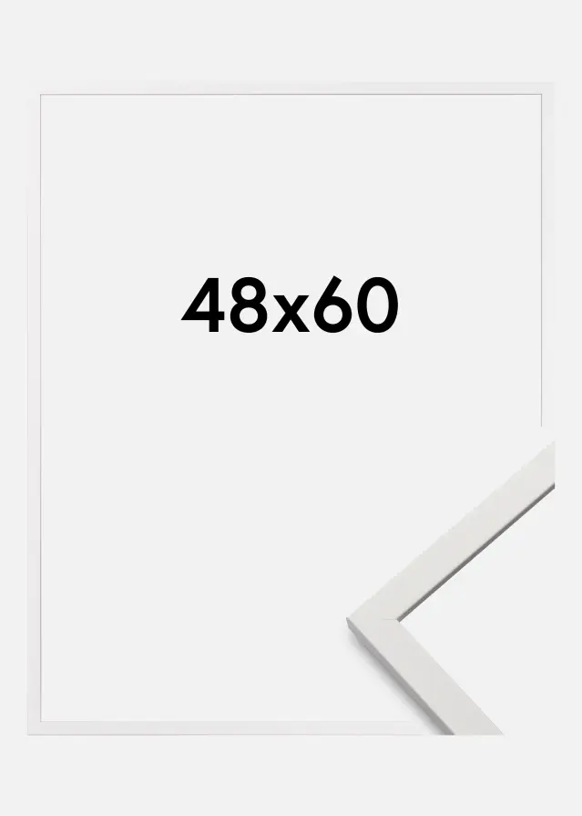 Galleri 1 Frame Edsbyn Acrylic glass White 48x60 cm