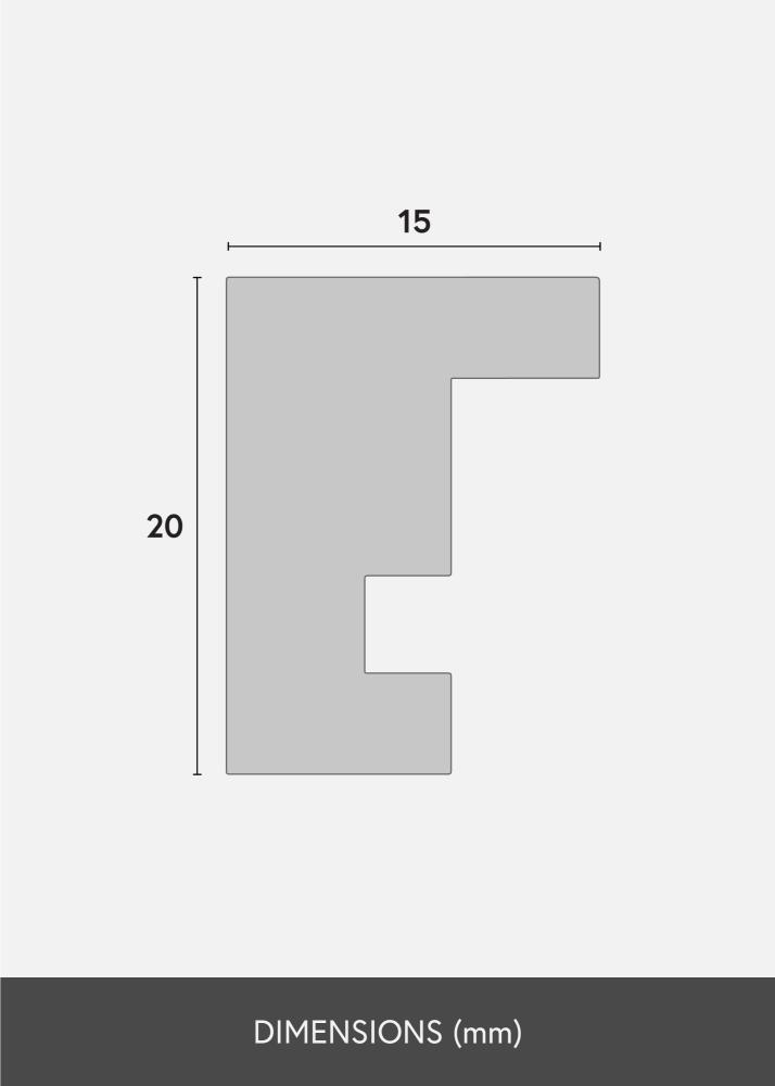 Mavanti Frame Ares Acrylic Glass Teak 50x65 cm