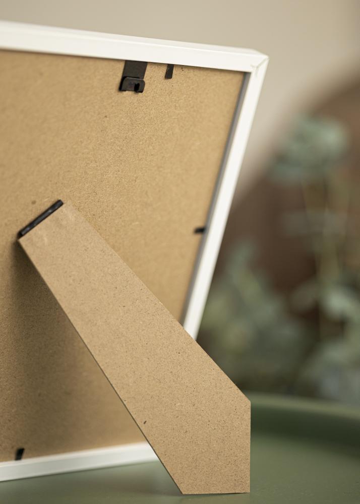 Ram med passepartou Frame Trendy White 20x25 cm - Picture Mount Black 15x20 cm