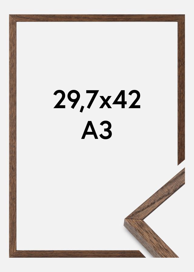 Artlink Massive Oak Acrylic Glass Dark Painted 29.7x42 cm (A3)