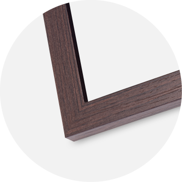 BGA Frame Deco Acrylic Glass Walnut 21x29.7 cm (A4)