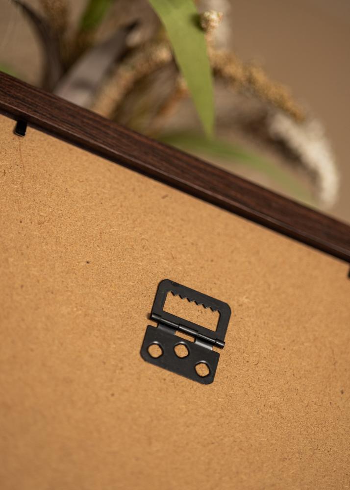 BGA Frame Deco Acrylic Glass Walnut 60x60 cm