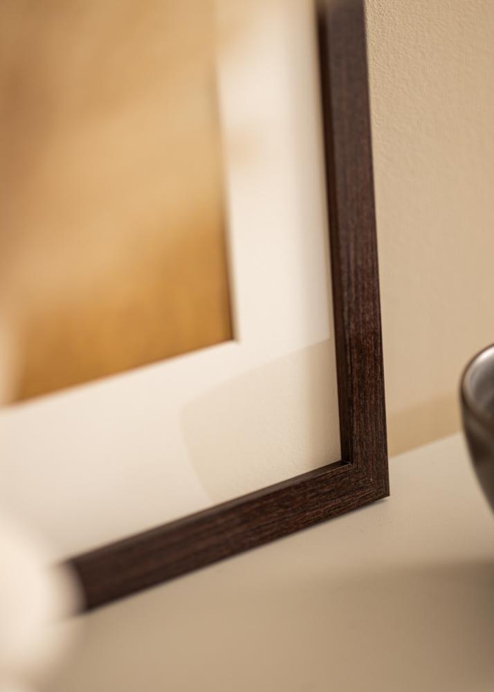 BGA Frame Deco Acrylic Glass Walnut 60x60 cm