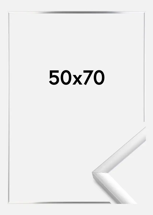 BGA Frame New Lifestyle Acrylic glass Silver 50x70 cm