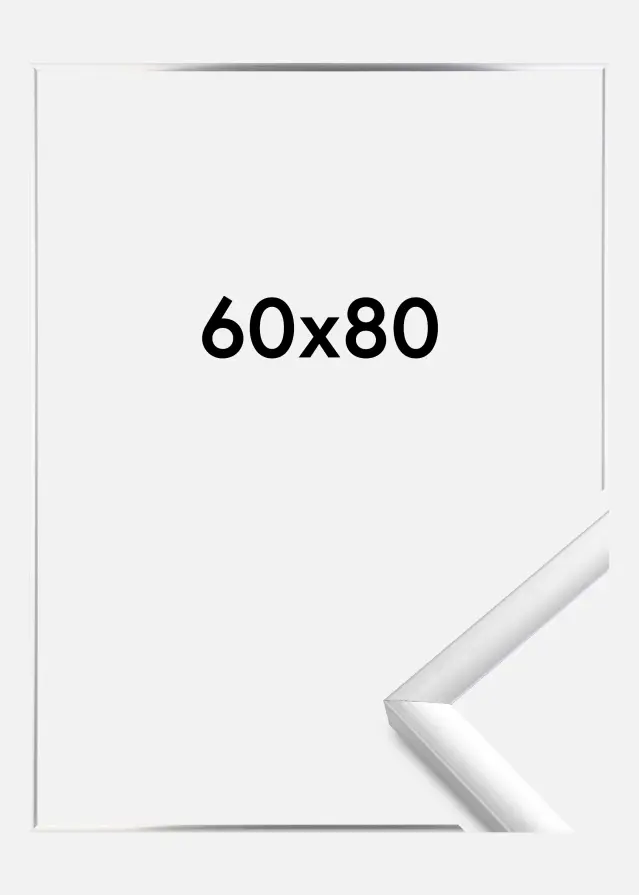 BGA Frame New Lifestyle Acrylic glass Silver 60x80 cm