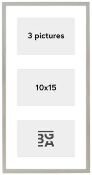 Galleri 1 Edsbyn Collage Frame XV Silver - 3 Pictures (10x15 cm)