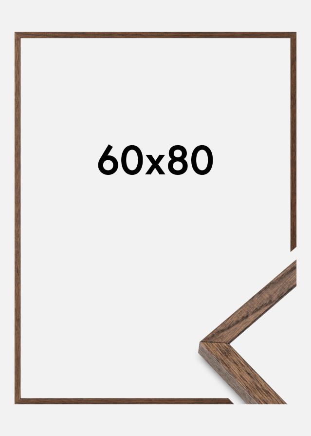 Artlink Massive Oak Acrylic Glass Dark Painted 60x80 cm