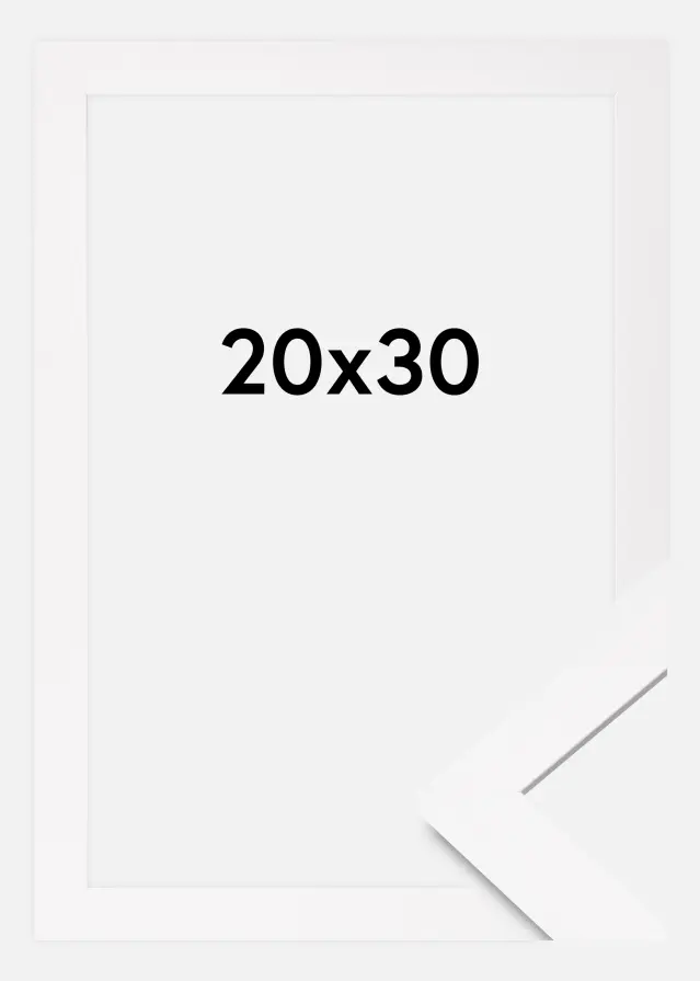 BGA Frame BGA Classic Acrylic Glass White 20x30 cm