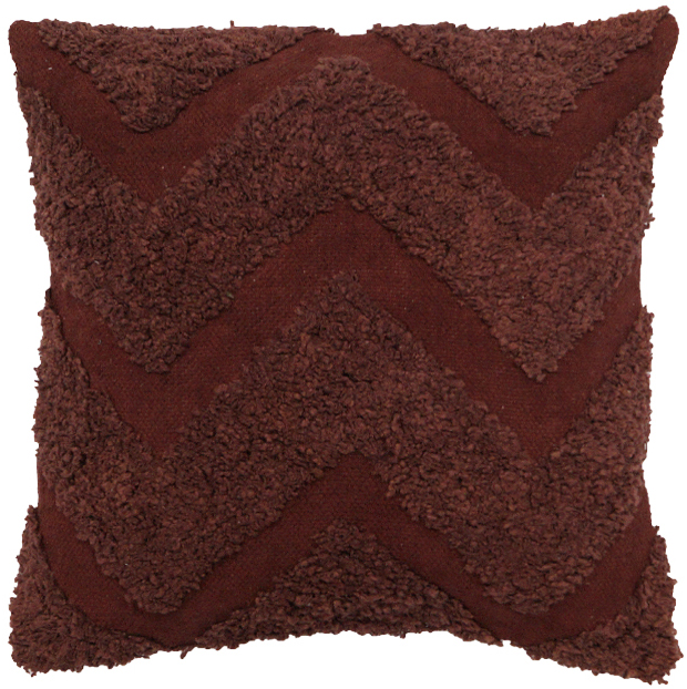Redlunds Cushion Cover Tuffing - Rust 45x45 cm