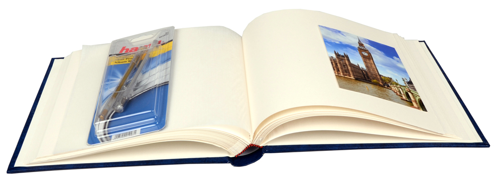 Henzo Henzo Basic Line Photo album Blue - 25x24 cm (60 White pages / 30 sheet)