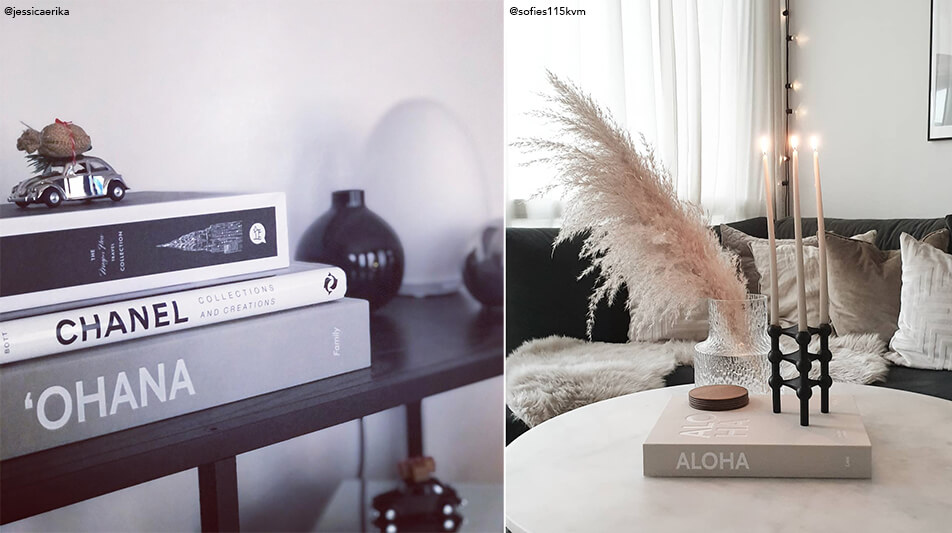 Coffee Table Books - attractive photo albums for deocrating the living room