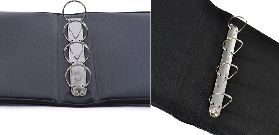 Black ring binders - photo album with ring binder