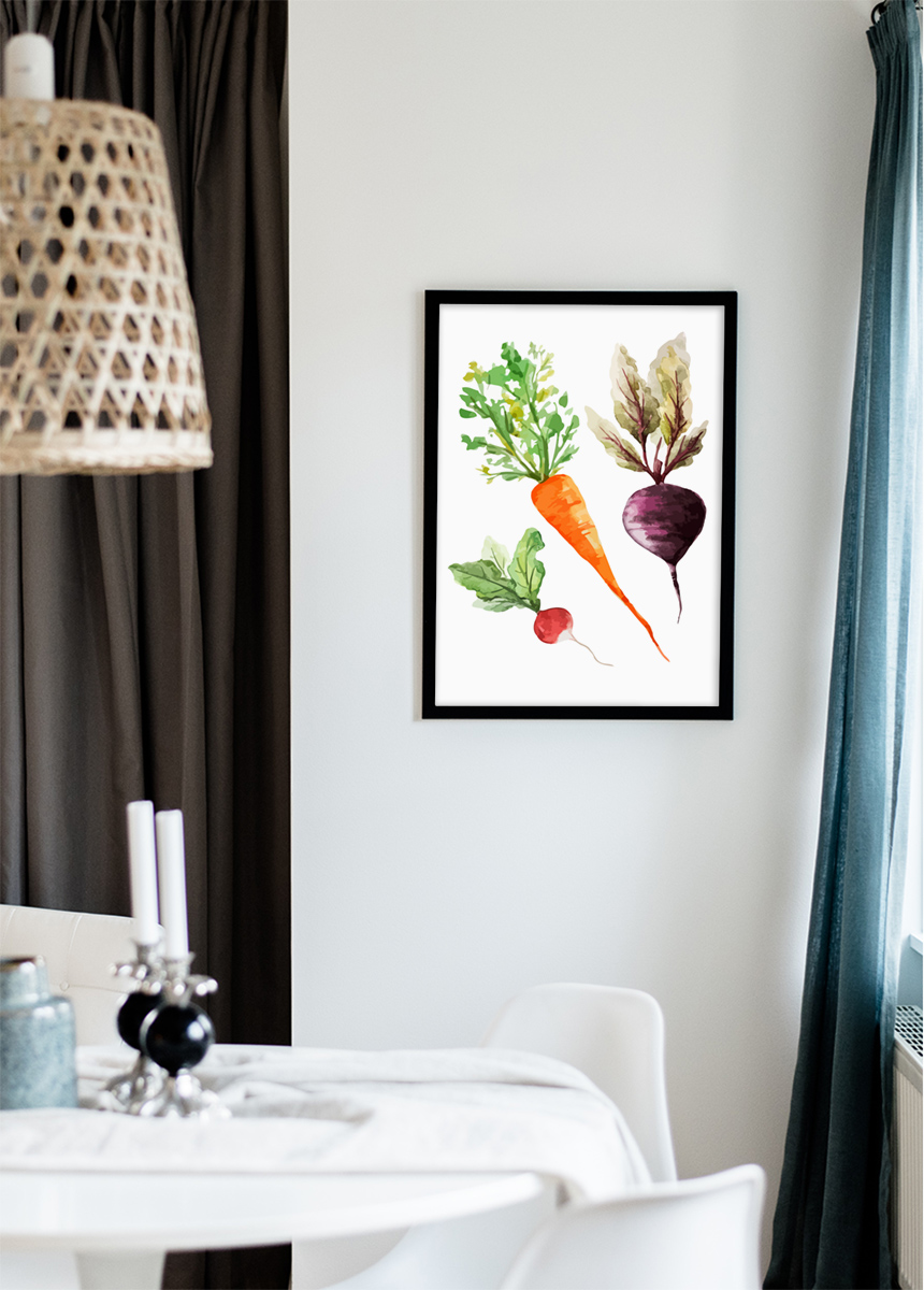 Bildverkstad Veggies Poster
