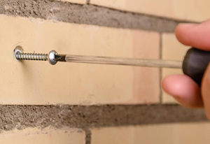 Plug in a brick wall